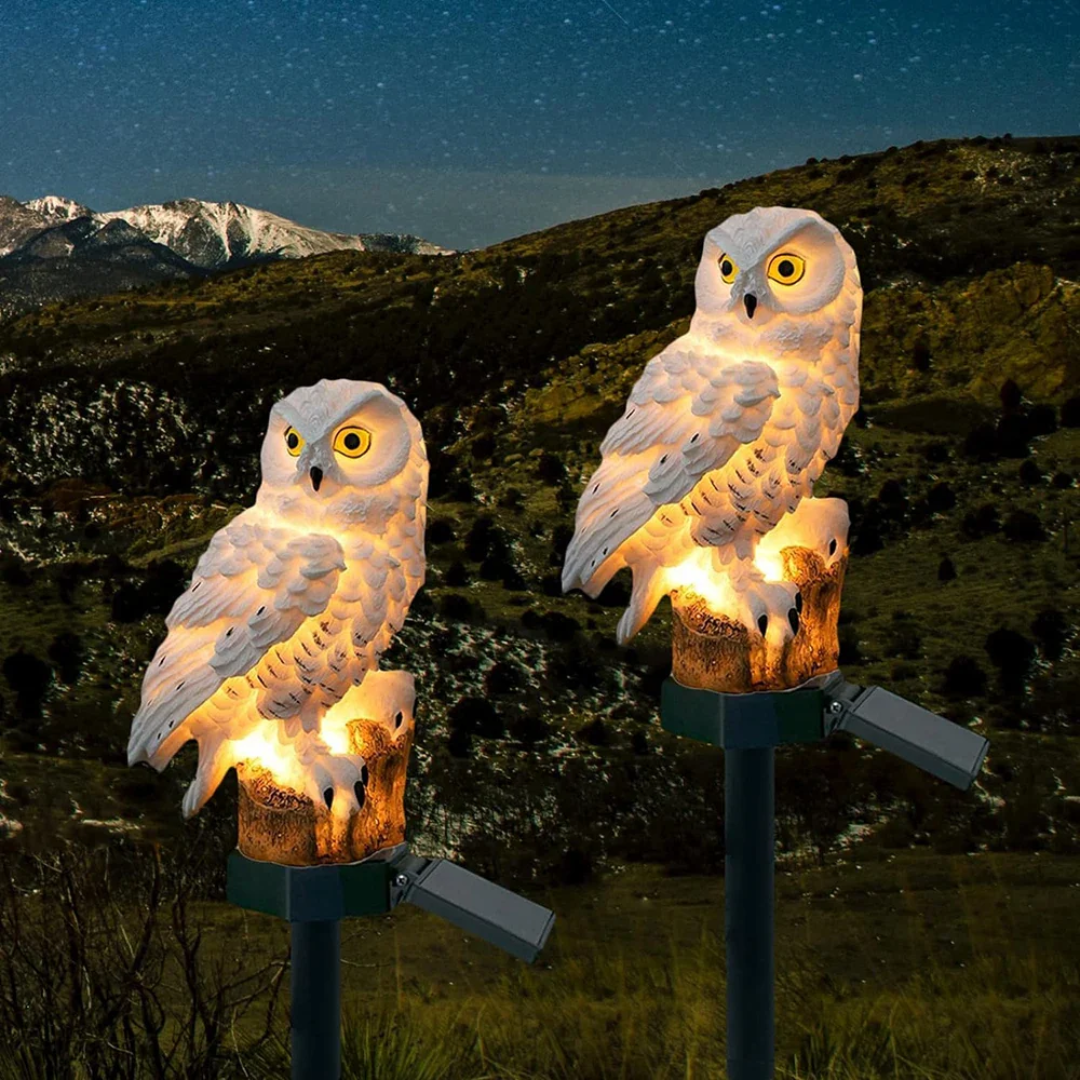 Solar tuinlamp uil | 45 cm hoog | IP65-Boutique Moda