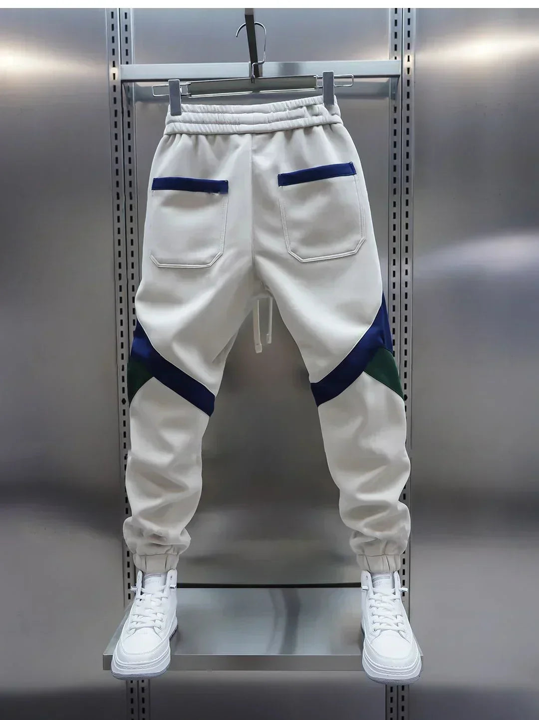 Spoorbroek | Elastische Taille | Sport | Broek met Manchet | Joggers voor Mannen-Boutique Moda
