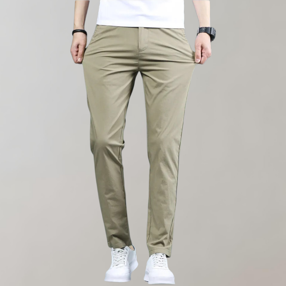 Stretchbroek - Casual skinny chino broek met rechte pijpen voor heren-Boutique Moda