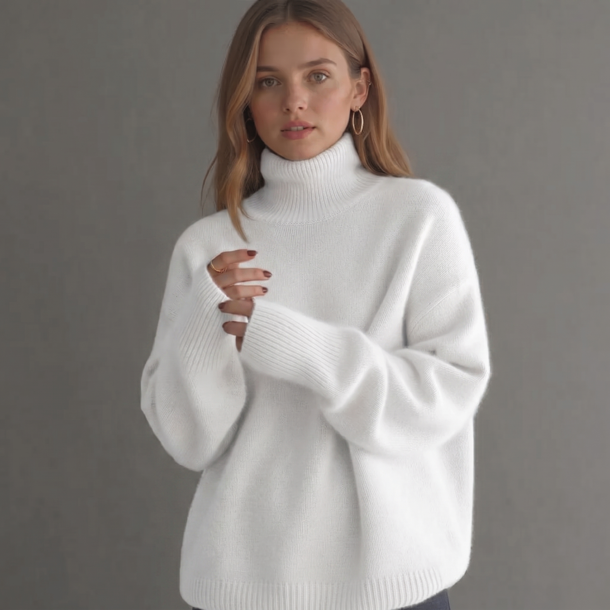 Sweater | Casual | Effen pullover voor dames-Boutique Moda