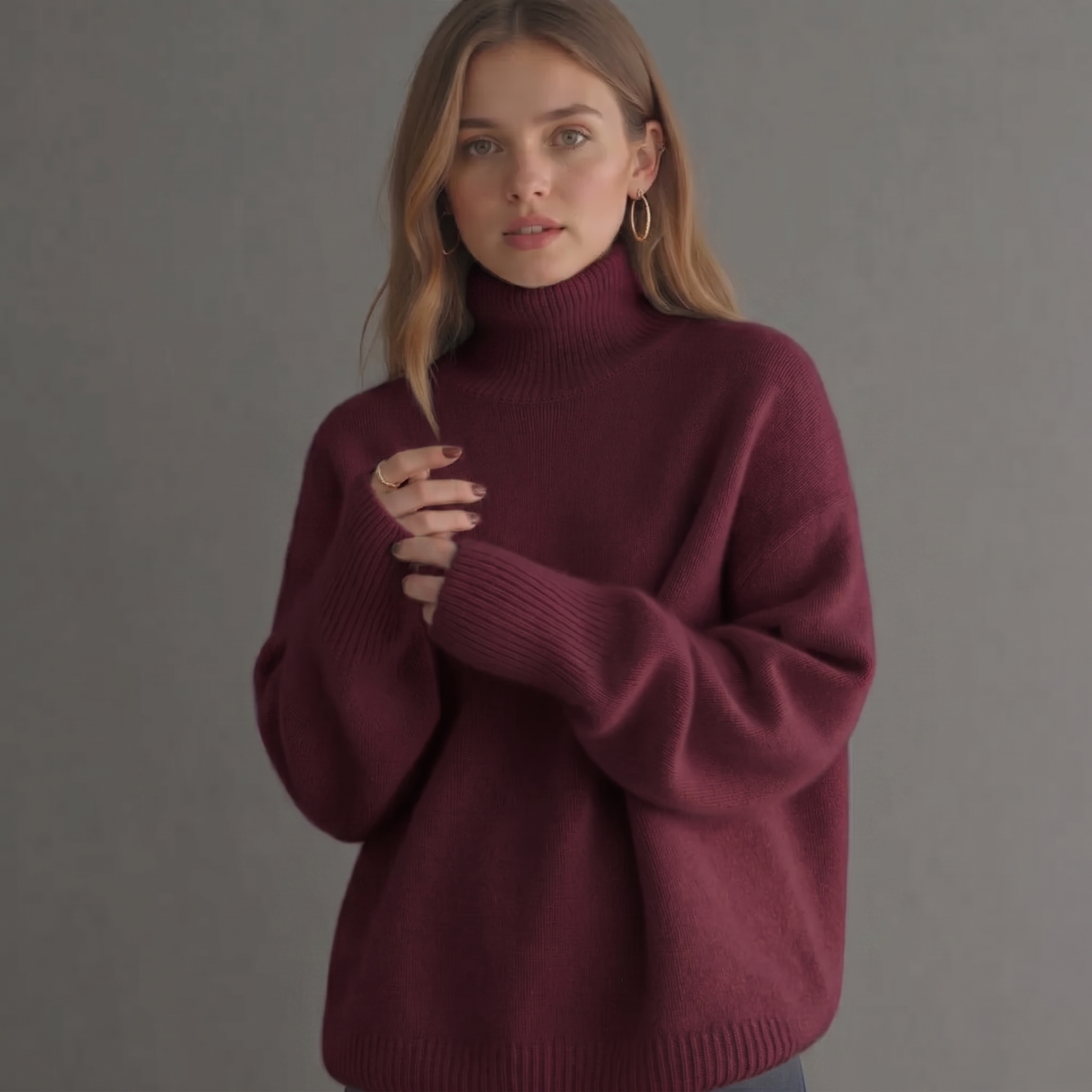 Sweater | Casual | Effen pullover voor dames-Boutique Moda