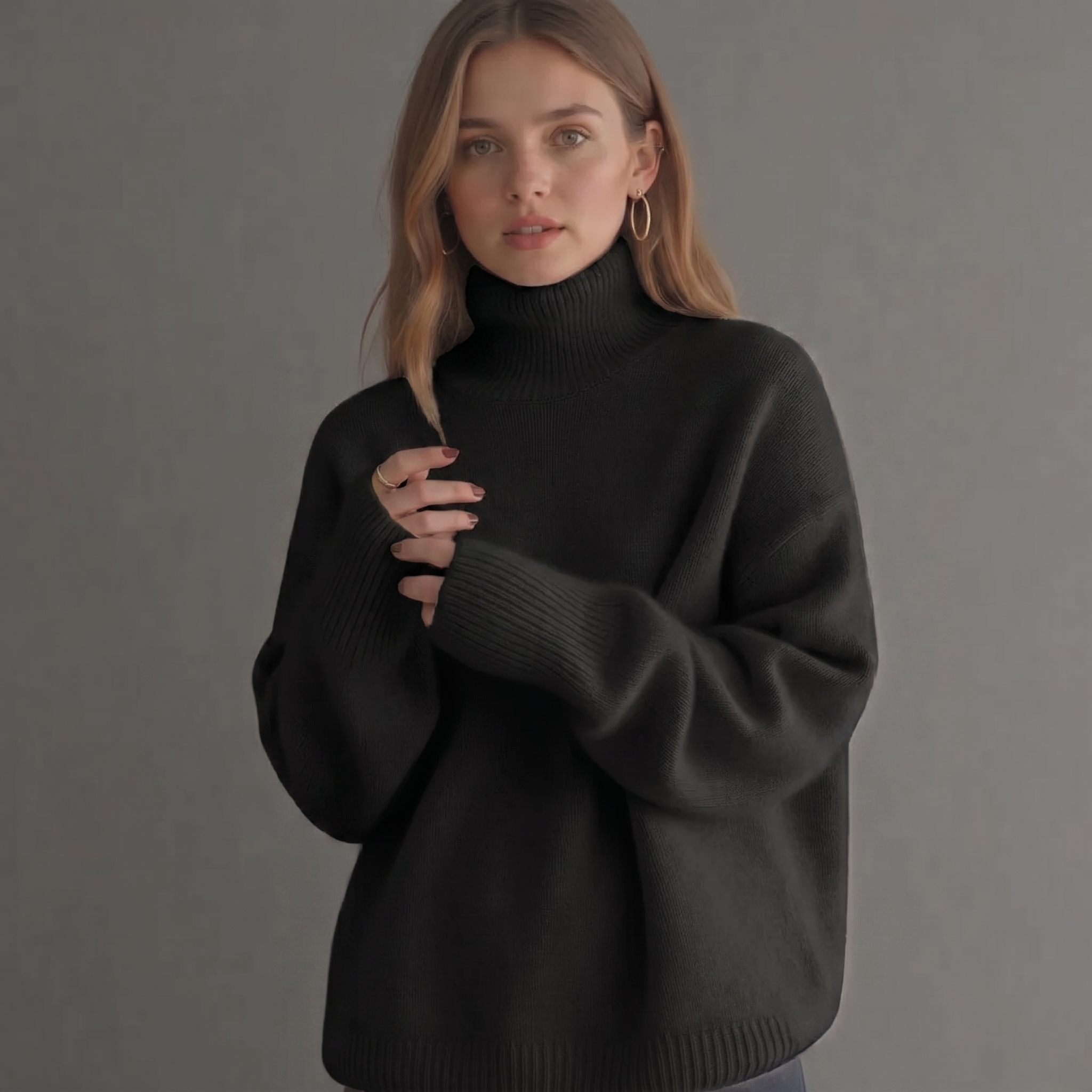 Sweater | Casual | Effen pullover voor dames-Boutique Moda