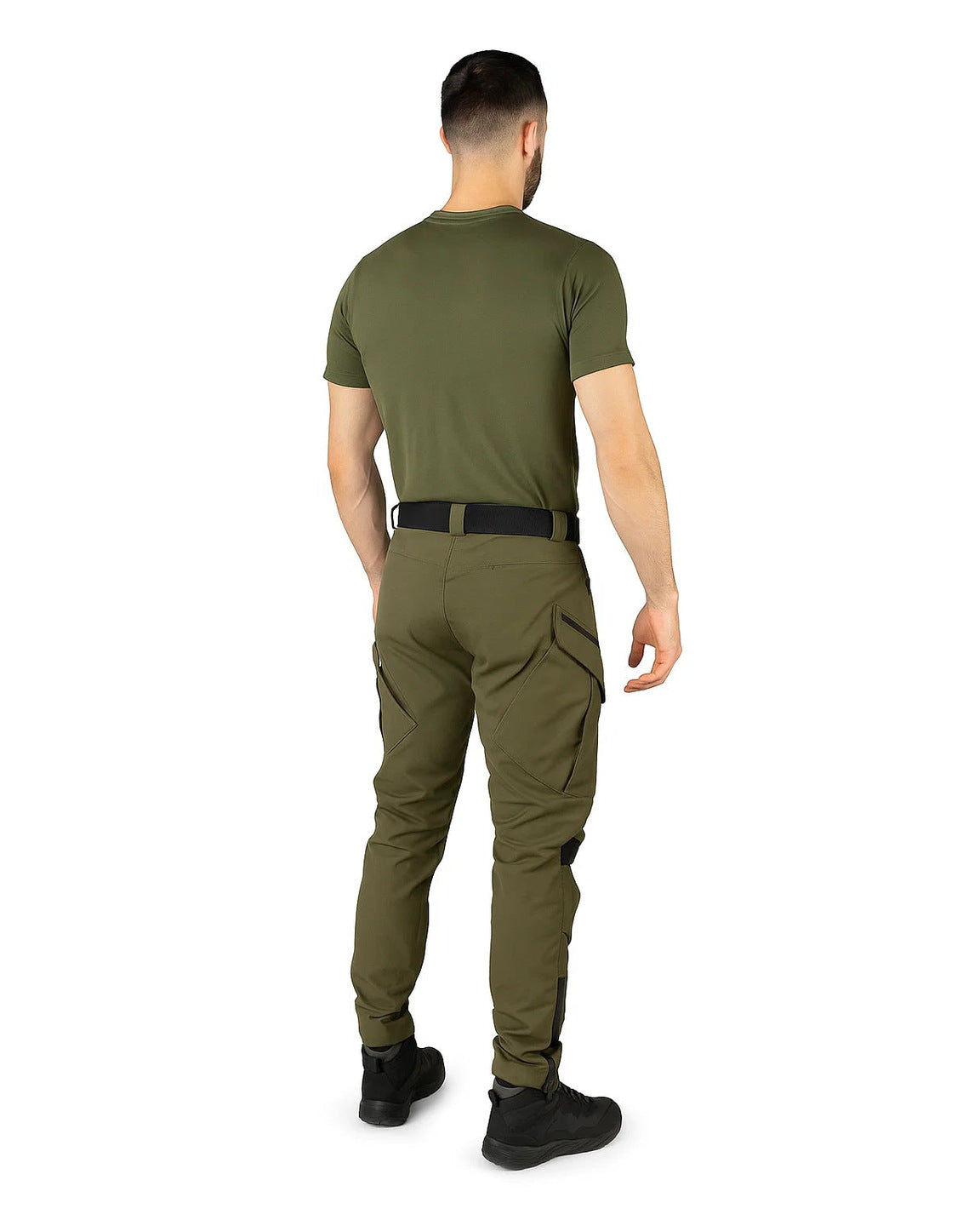 Werkbroek Heren – Tactische Cargobroek met Kniestukken en Ritszakken-Boutique Moda