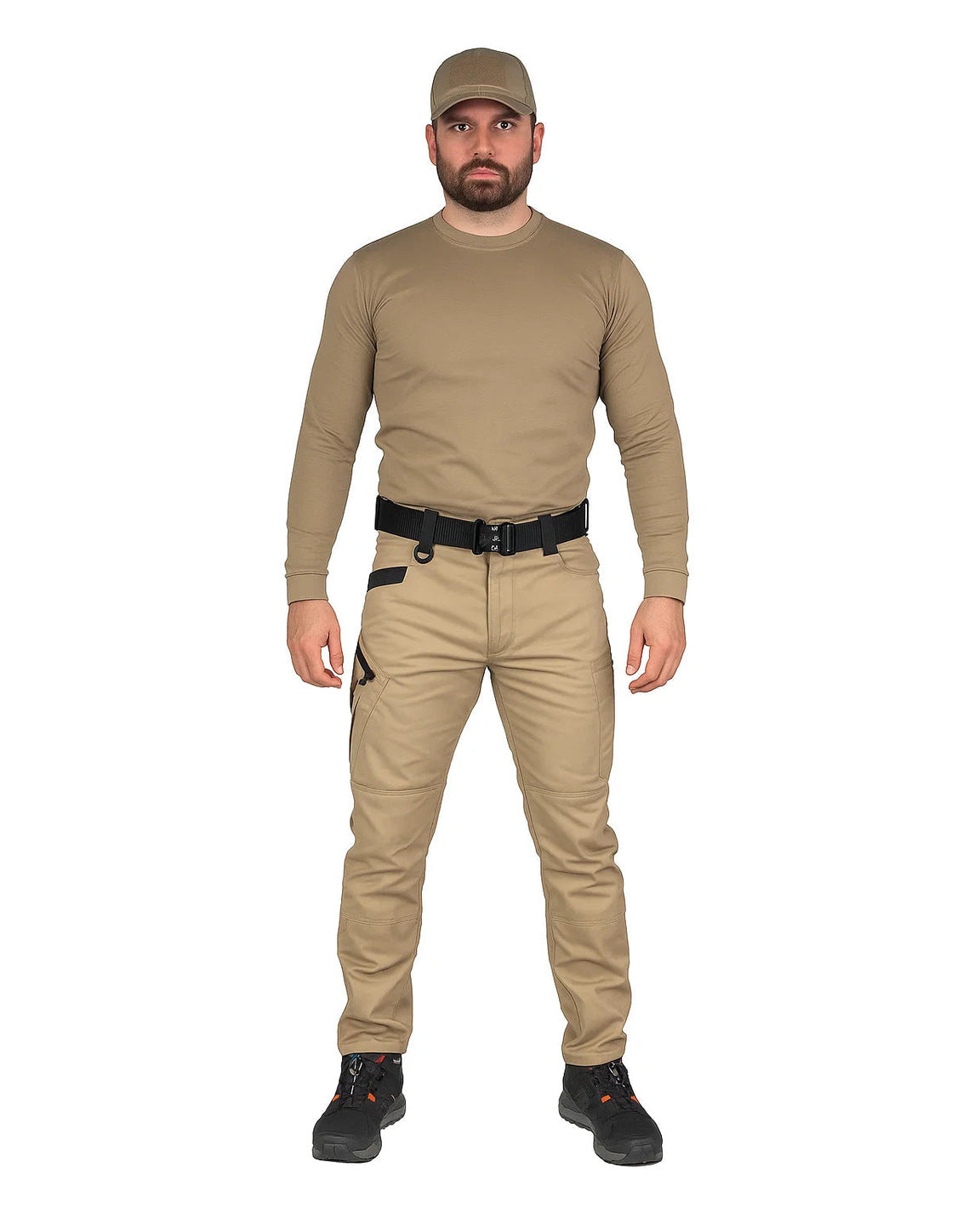 Werkbroek Heren – Tactische Cargobroek met Kniestukken en Ritszakken-Boutique Moda