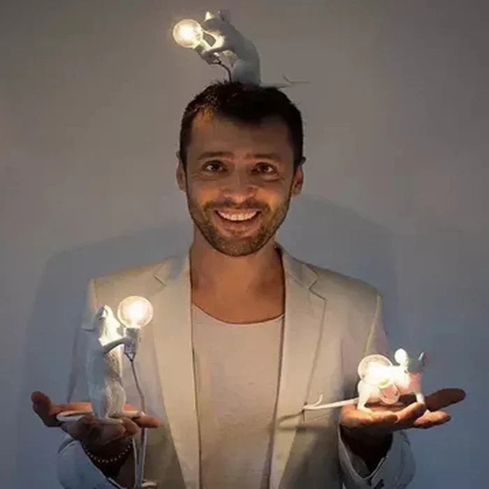 Tafellamp - Ambiece Woonkamer Nachtkastje Muislamp Licht-Boutique Moda