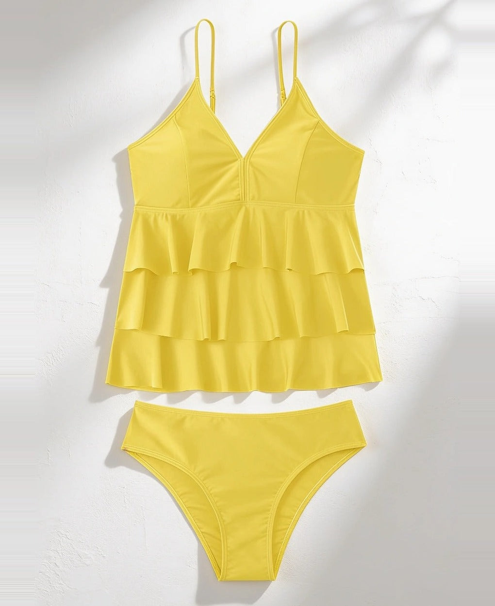 Tankini - Tweedelige damesstrandkleding met ruches Tankiniset-Boutique Moda