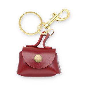 Tassenhanger Rood Tasje | Mini Sleutelhanger | Tassenbedel-Boutique Moda