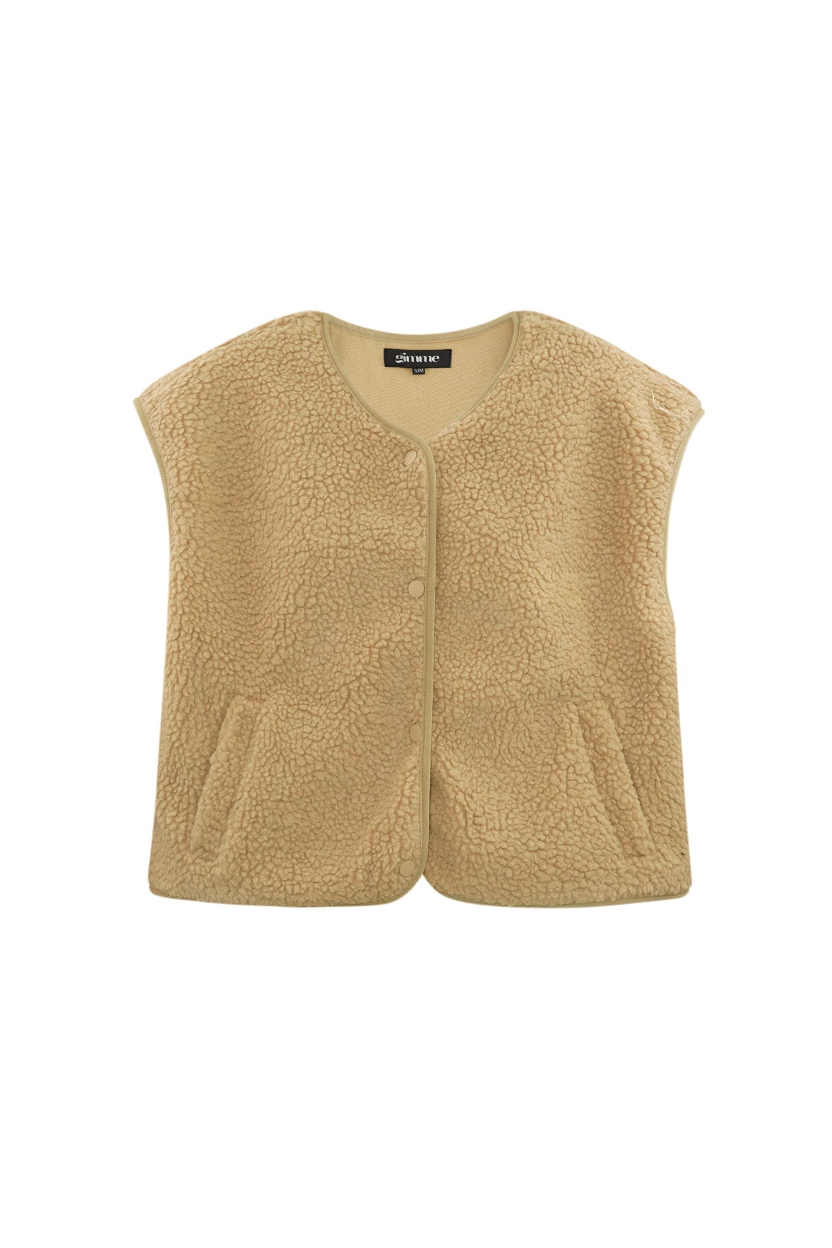 Teddy Vest - Mouwloos - Los model - Fleece Vest - Damesvest-Boutique Moda