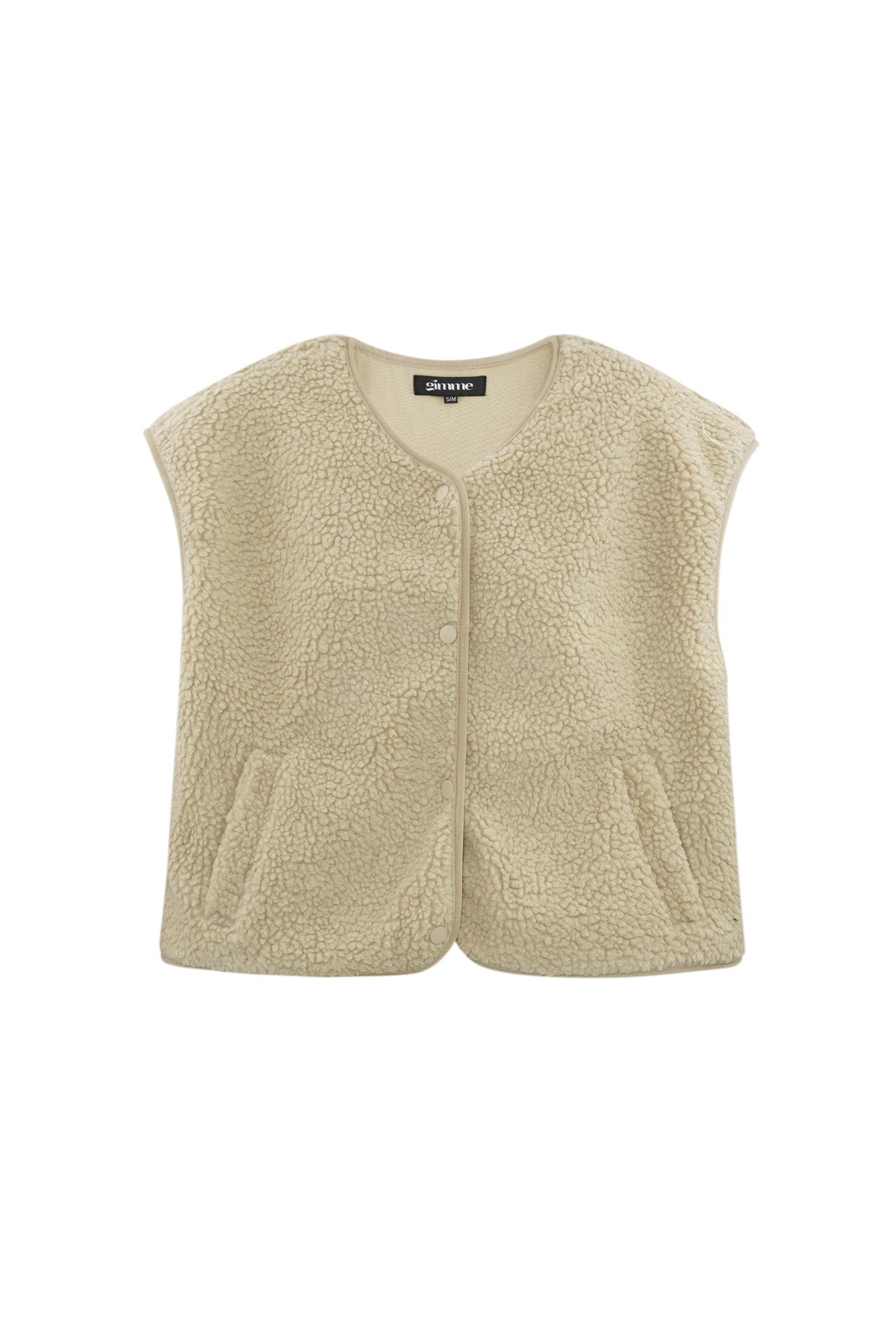 Teddy Vest - Mouwloos - Los model - Fleece Vest - Damesvest-Boutique Moda