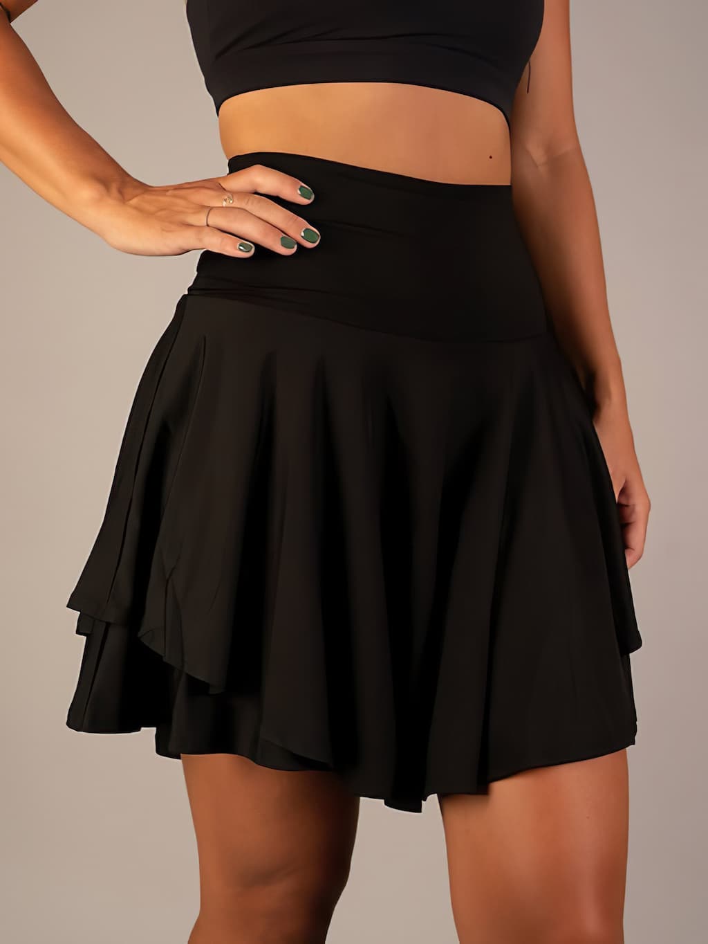 Tennisrok - Sportrok voor dames met hoge taille en zakken-Boutique Moda
