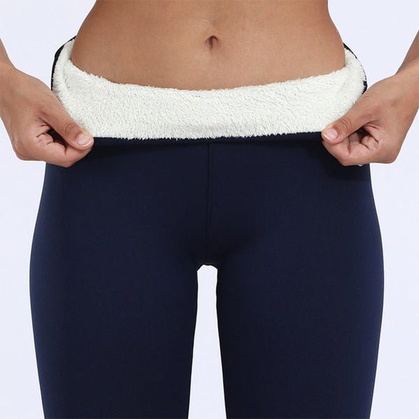 Thermische Leggings | Warm | Hoog getailleerd | Winterleggings | Fleeceleggings