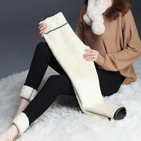 Thermische Leggings | Warm | Hoog getailleerd | Winterleggings | Fleeceleggings