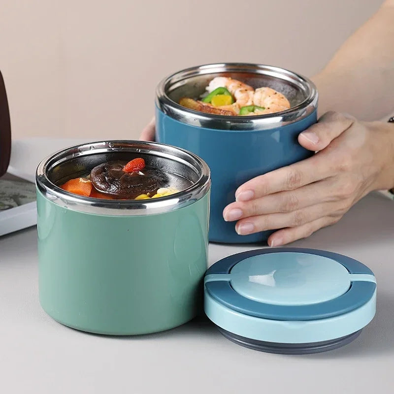 Thermos Lunchbox | RVS Geïsoleerd | 630 en 1000 ml-Boutique Moda