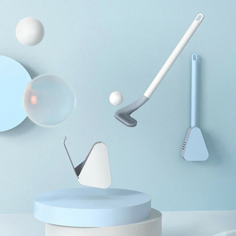 Toiletborstel en Houder - Siliconen - Toiletschrobber - Toiletborstel - Toiletborstels-Boutique Moda