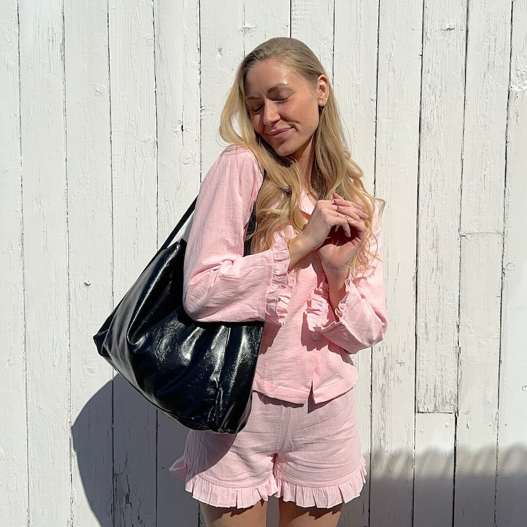 Tote Bag Dames | Kunstleer Groot | Bruin of Zwart-Boutique Moda