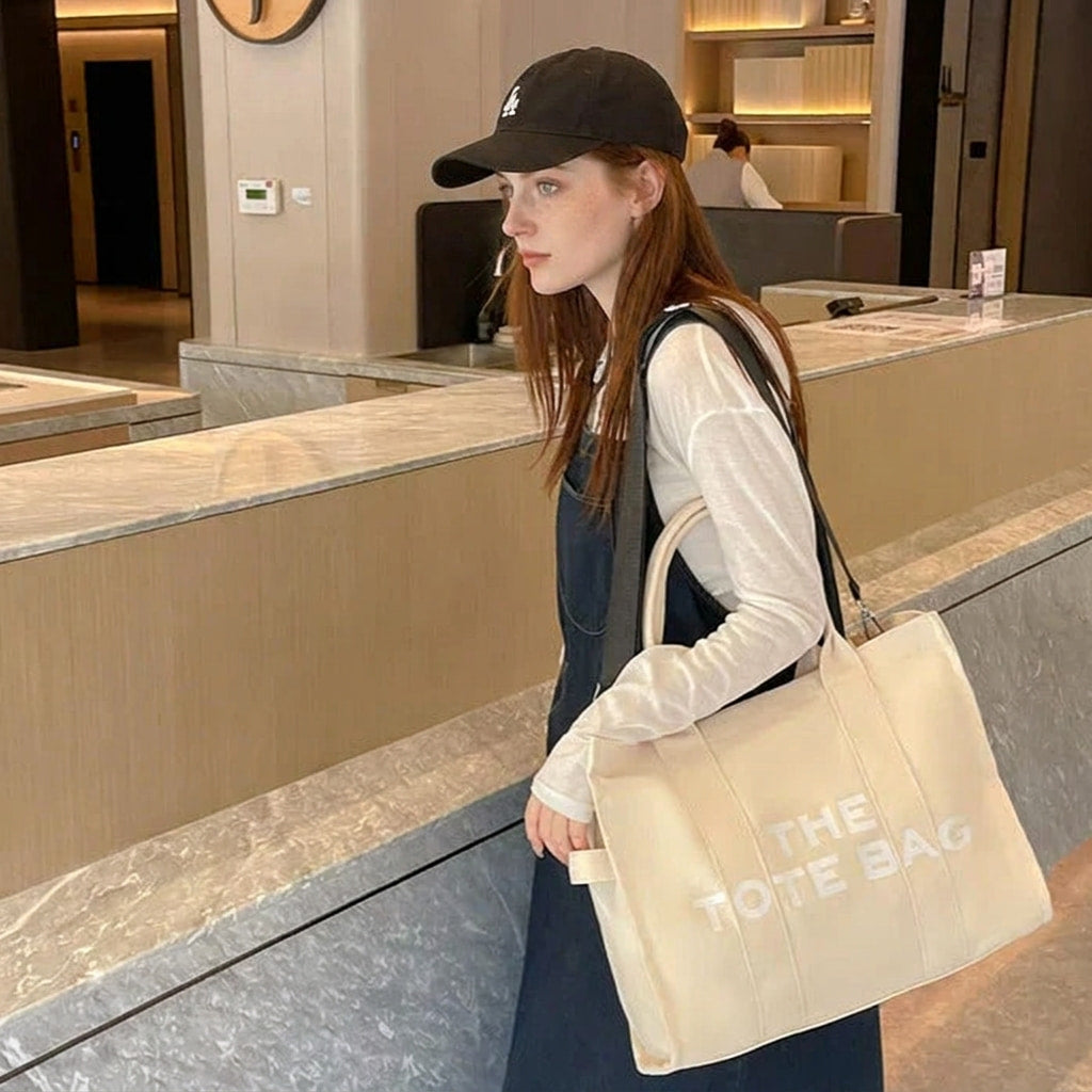 Tote Tas | Groot | Canvas | Shopper Tas | Schoudertas-Boutique Moda