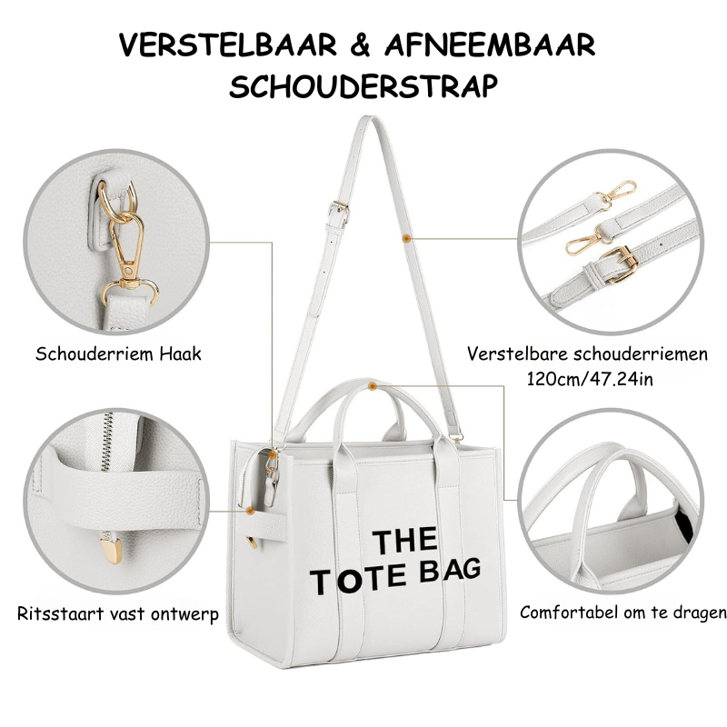 Totebag – stijlvolle handtas van imitatieleer voor dames-Boutique Moda