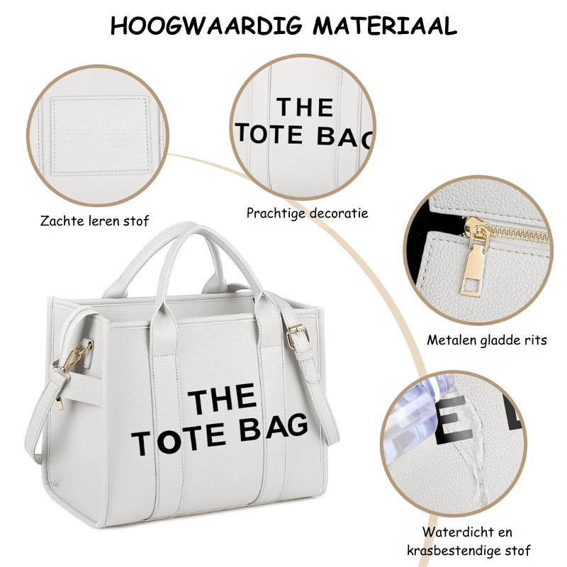 Totebag – stijlvolle handtas van imitatieleer voor dames-Boutique Moda