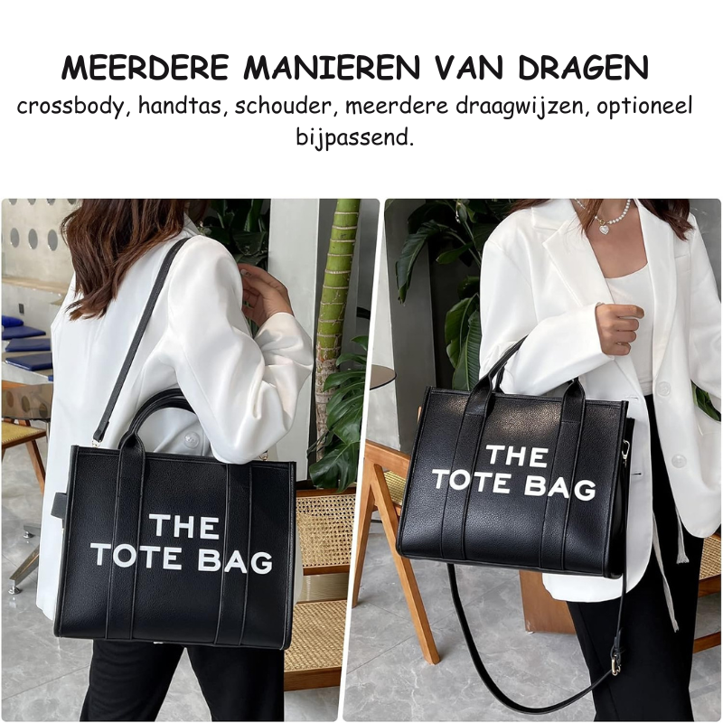 Totebag – stijlvolle handtas van imitatieleer voor dames-Boutique Moda