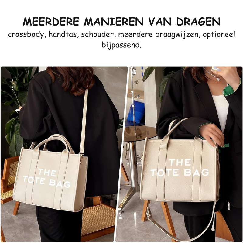 Totebag – stijlvolle handtas van imitatieleer voor dames-Boutique Moda