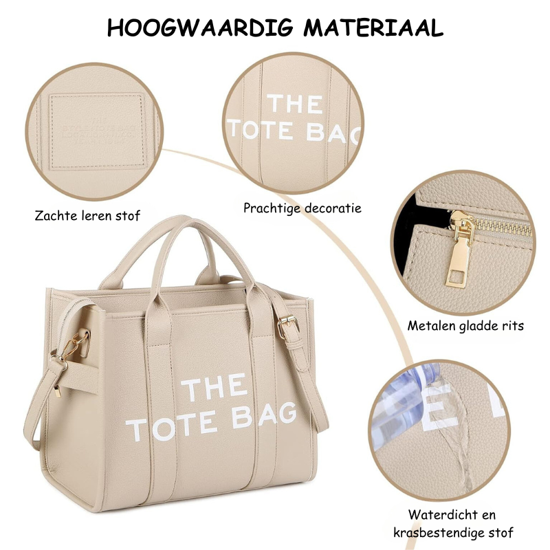 Totebag – stijlvolle handtas van imitatieleer voor dames-Boutique Moda