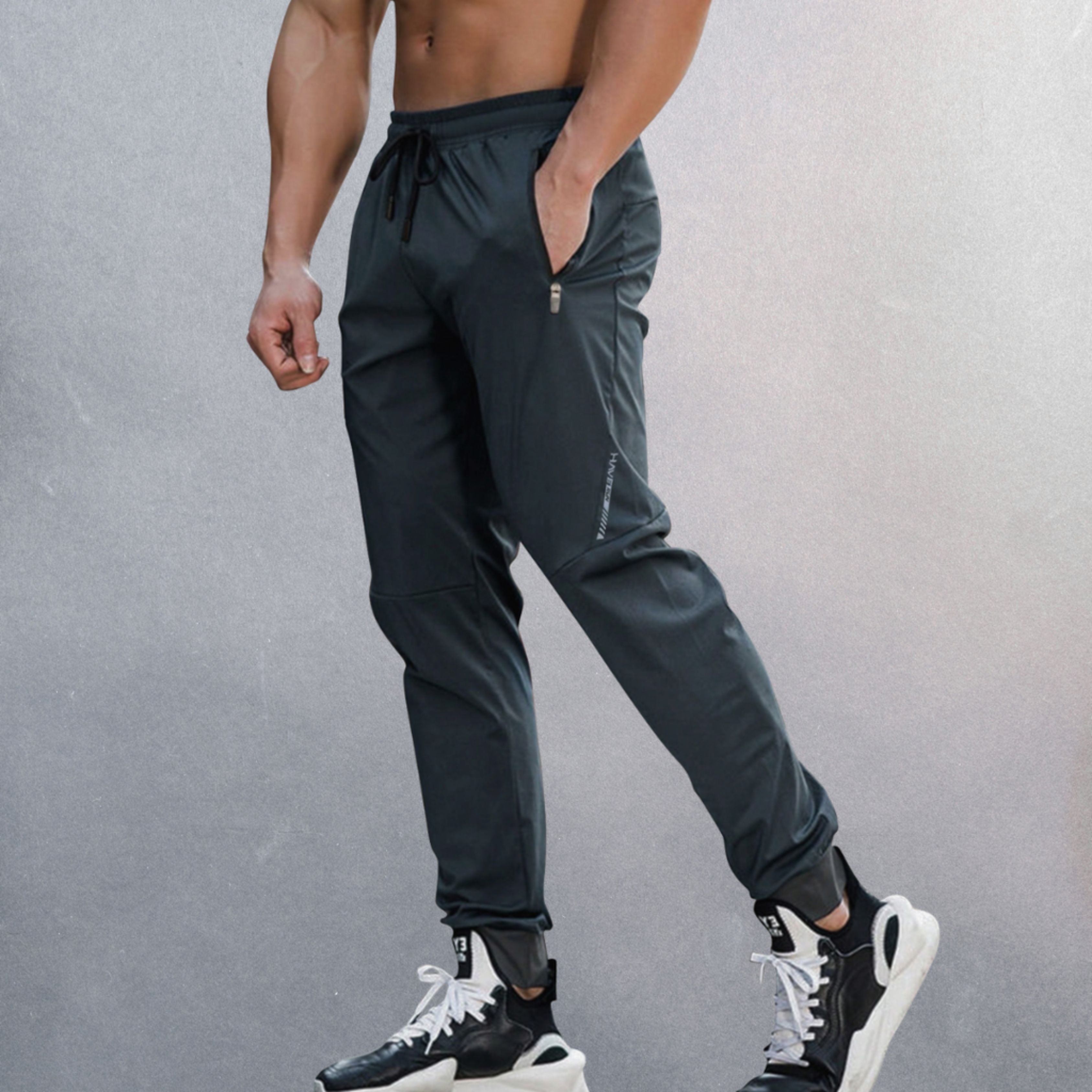 Trainingsbroek - Trekkoord - Lichtgewicht - Joggingbroek - Actieve kleding voor mannen-Boutique Moda
