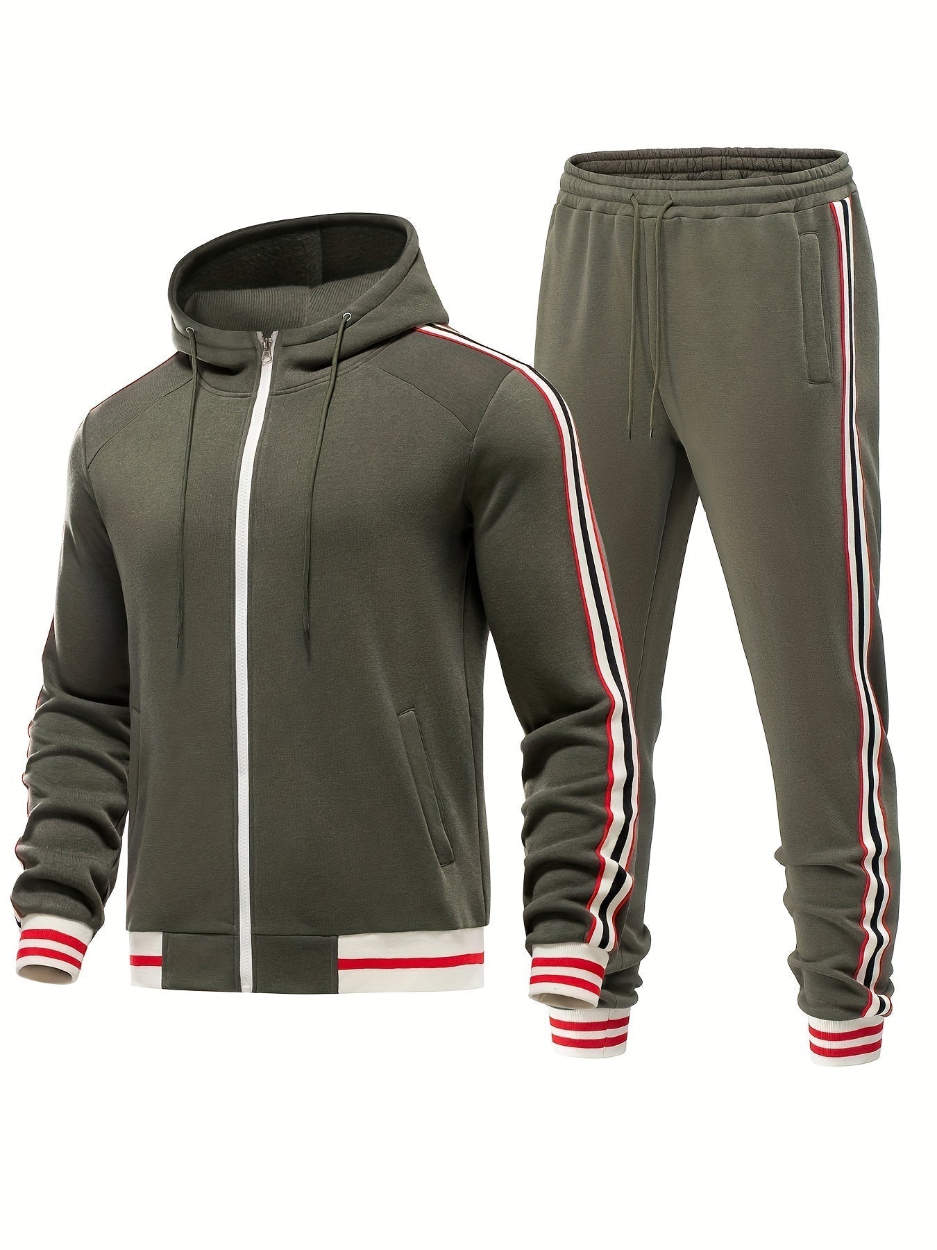 Trainingspak - Tweedelige Zip-Up Hoodie en Joggerset voor heren-Boutique Moda