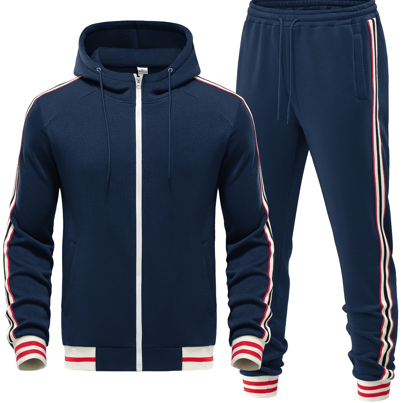 Trainingspak - Tweedelige Zip-Up Hoodie en Joggerset voor heren-Boutique Moda