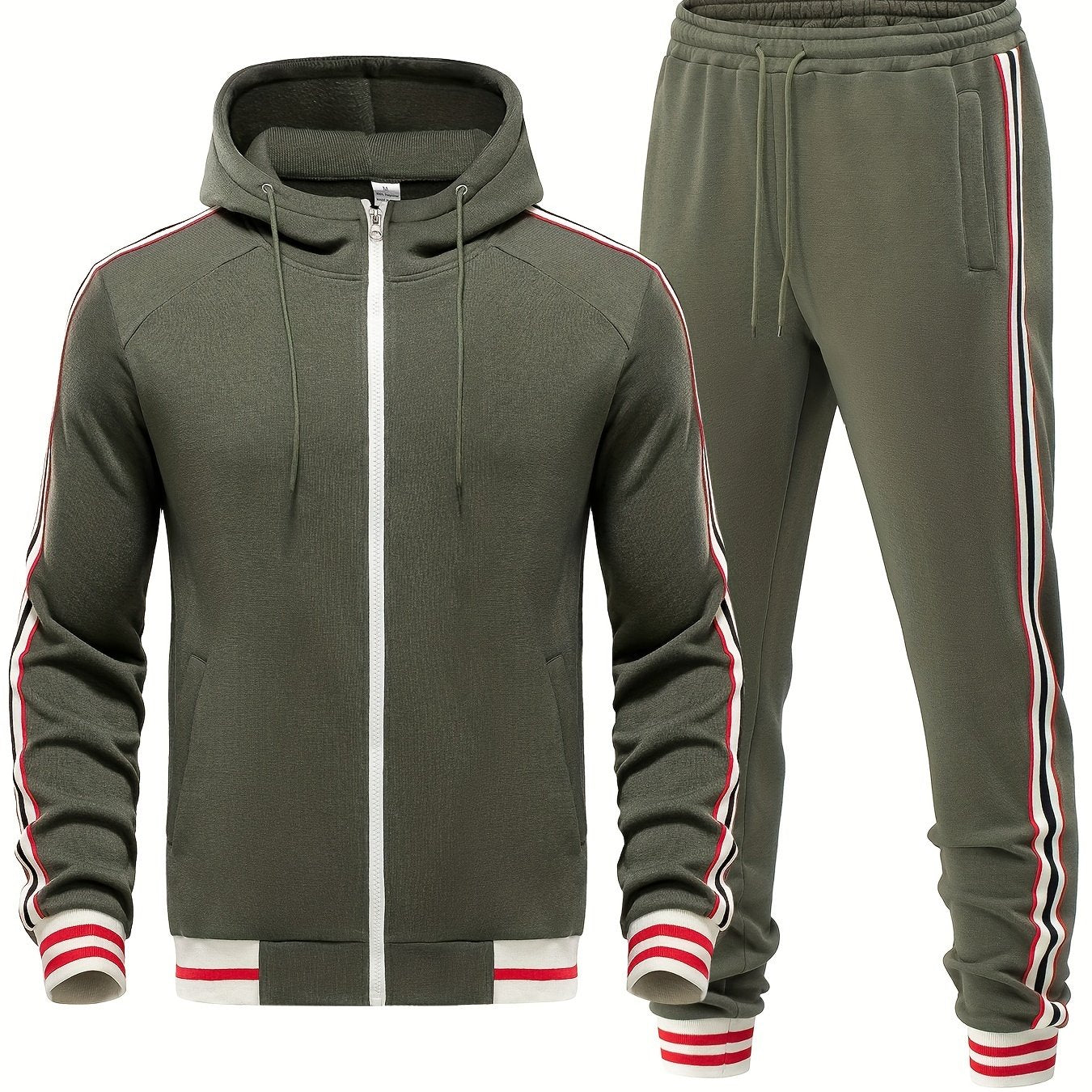 Trainingspak - Tweedelige Zip-Up Hoodie en Joggerset voor heren-Boutique Moda