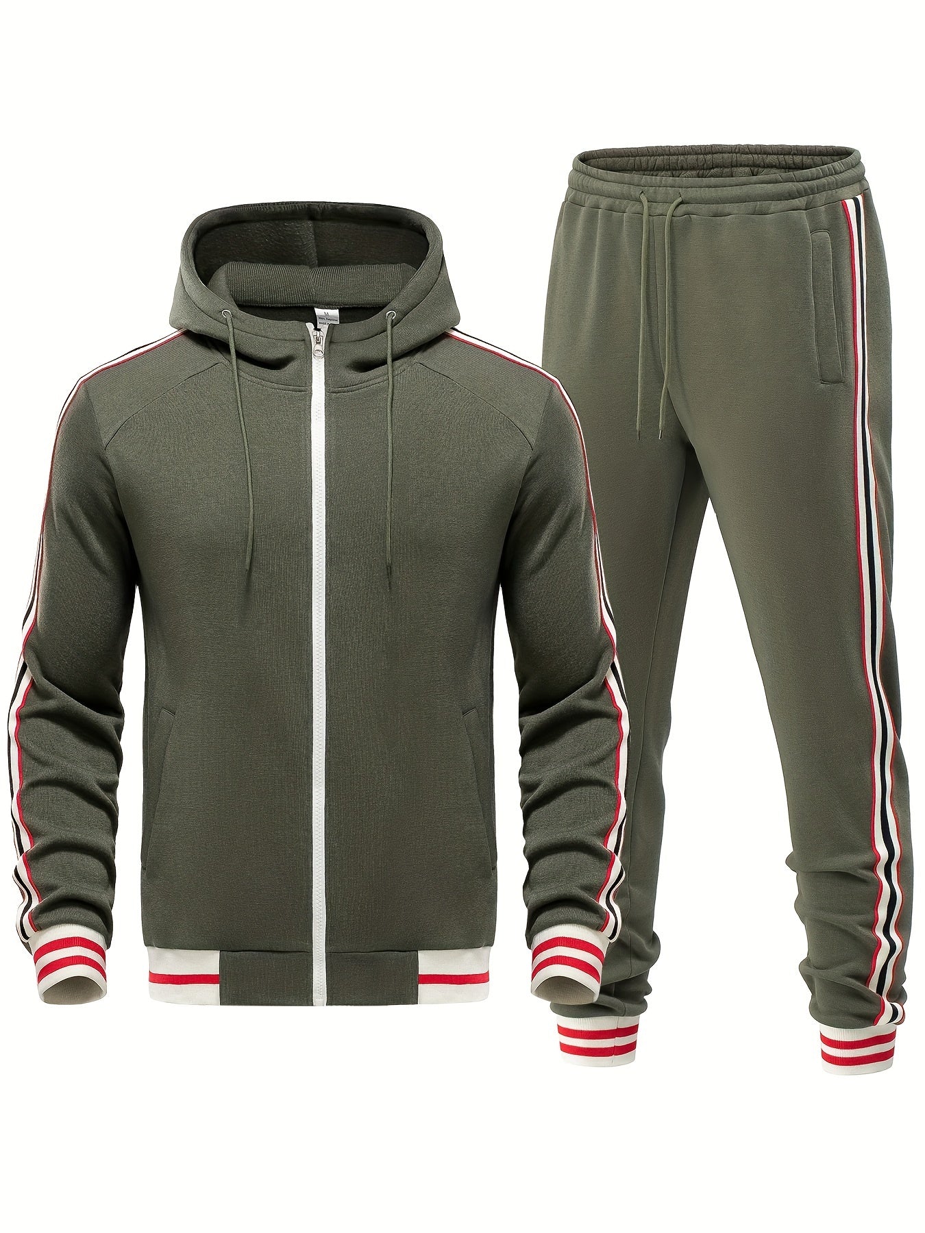Trainingspak - Tweedelige Zip-Up Hoodie en Joggerset voor heren-Boutique Moda