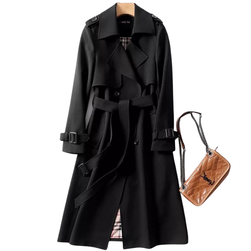 Trenchcoat - Double Breasted - Riem - Lange Jas - Trenchcoat Vrouwen-Boutique Moda