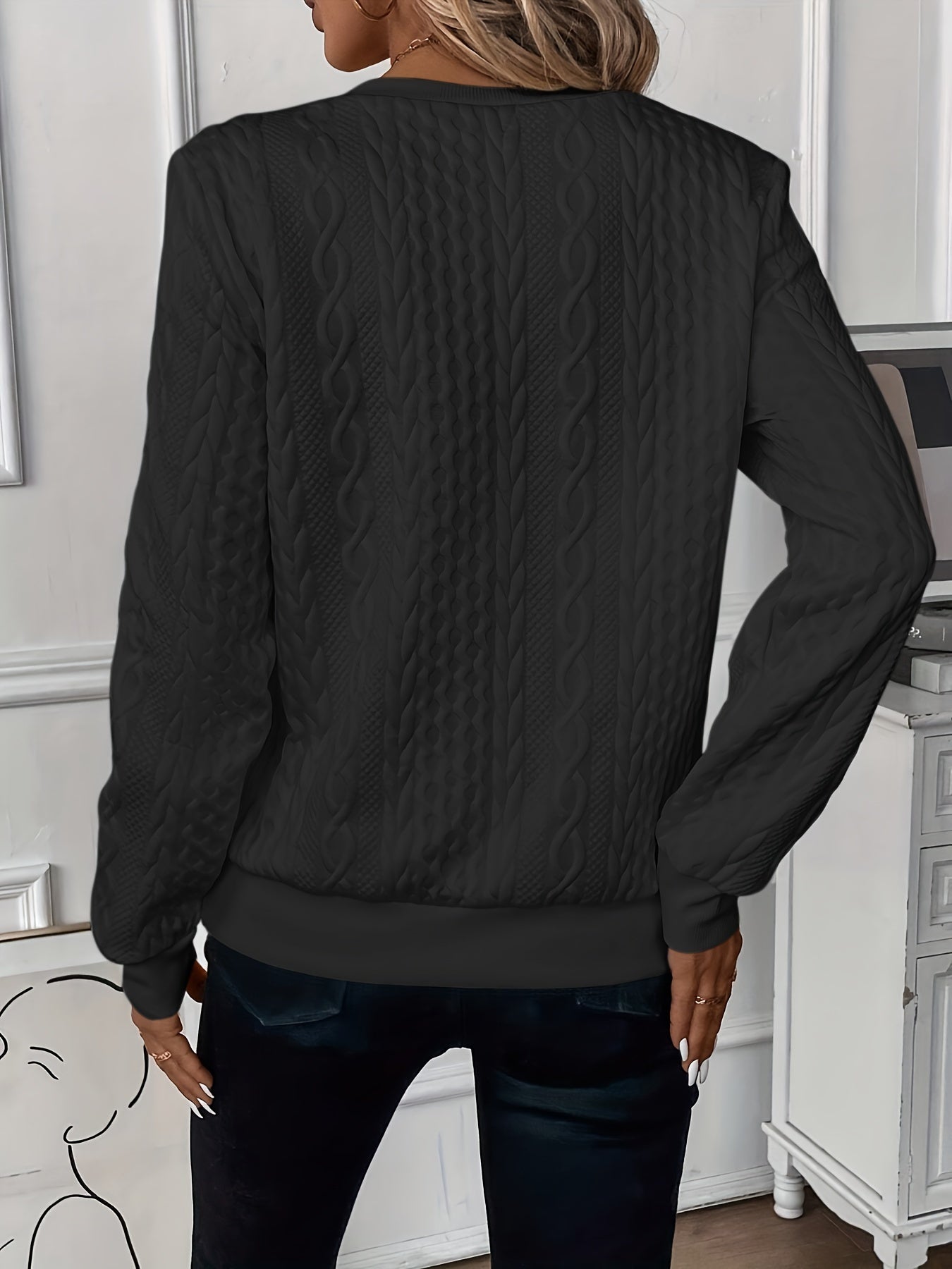Trui met halve rits | Regular Fit | Ronde Hals | Sweater met halve rits | Dameskleding-Boutique Moda