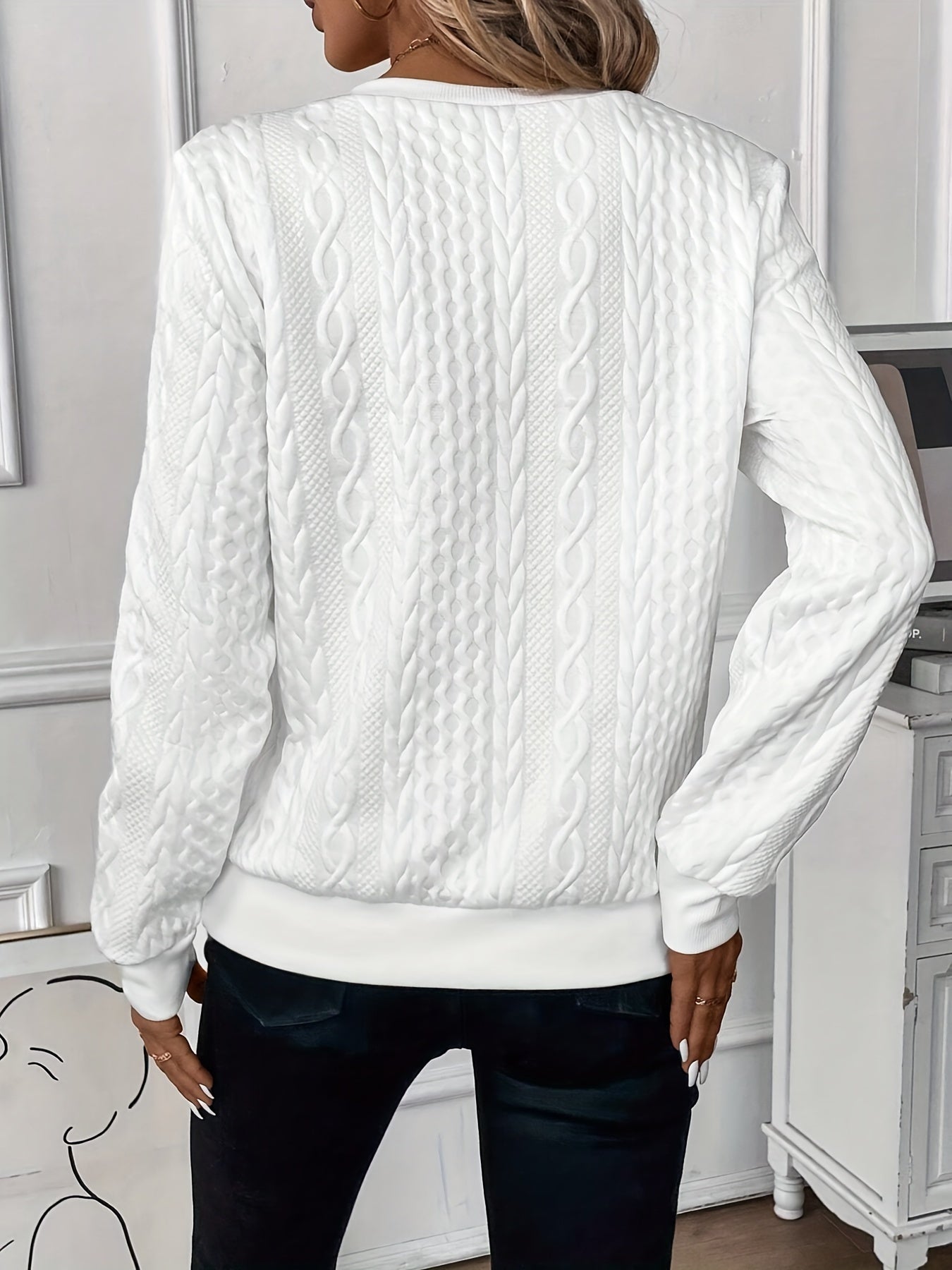 Trui met halve rits | Regular Fit | Ronde Hals | Sweater met halve rits | Dameskleding-Boutique Moda