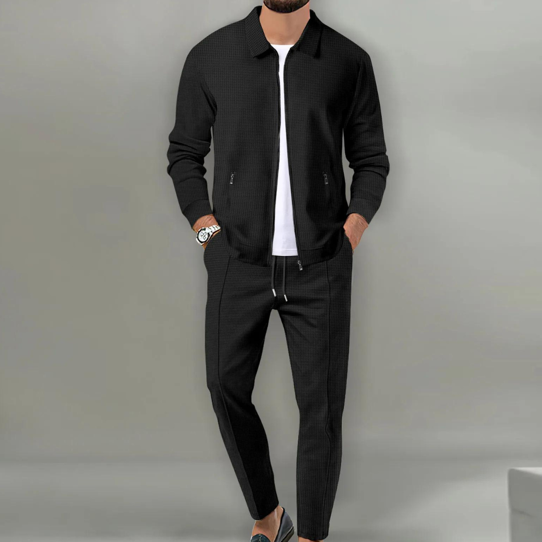 Tweedelige Set | Slim Fit | Lange Mouwen | Trainingspak | Herenkleding