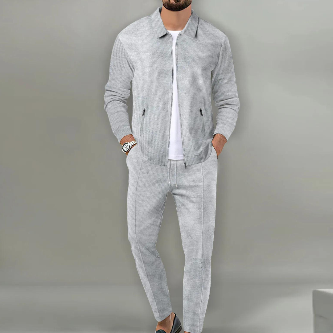 Tweedelige Set | Slim Fit | Lange Mouwen | Trainingspak | Herenkleding