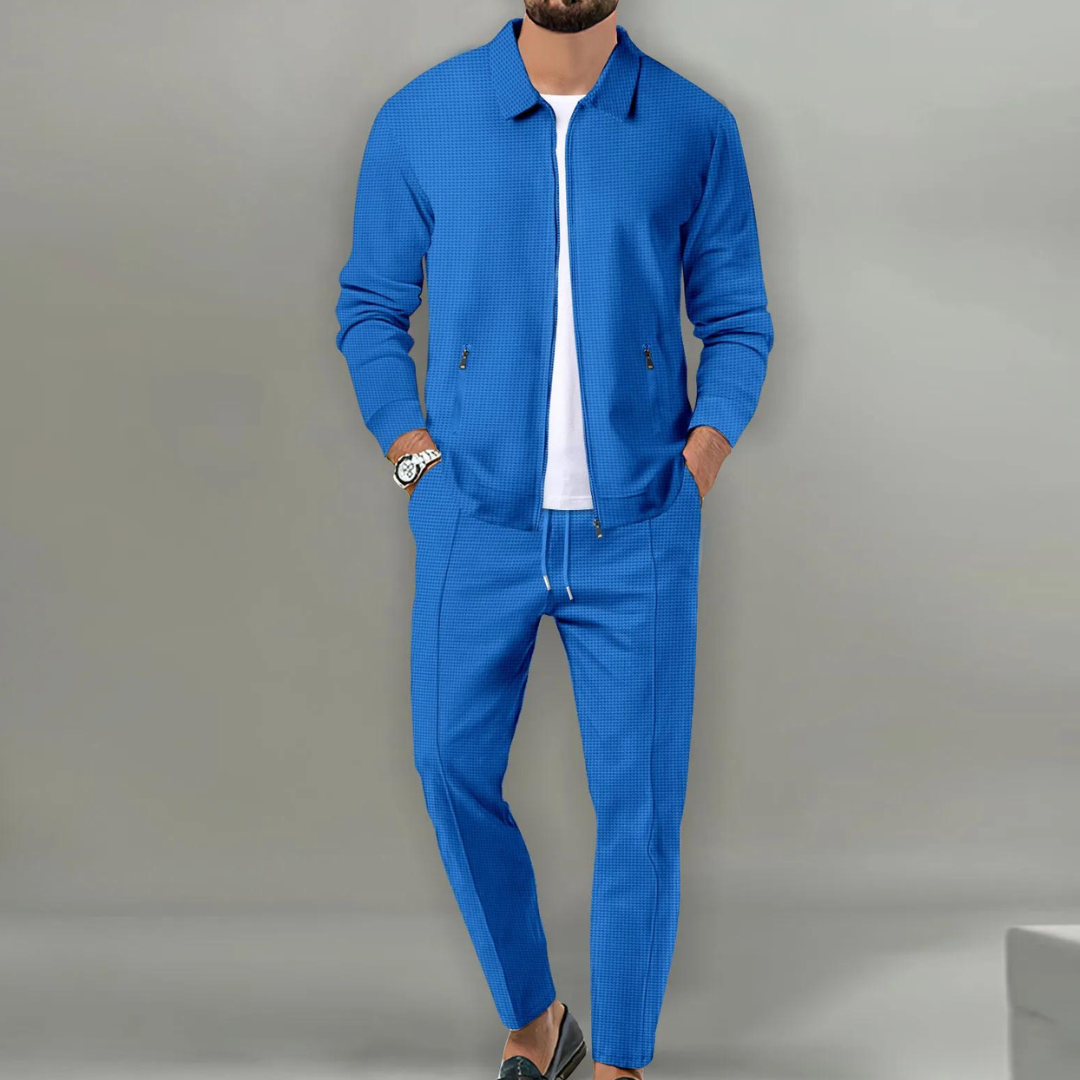 Tweedelige Set | Slim Fit | Lange Mouwen | Trainingspak | Herenkleding