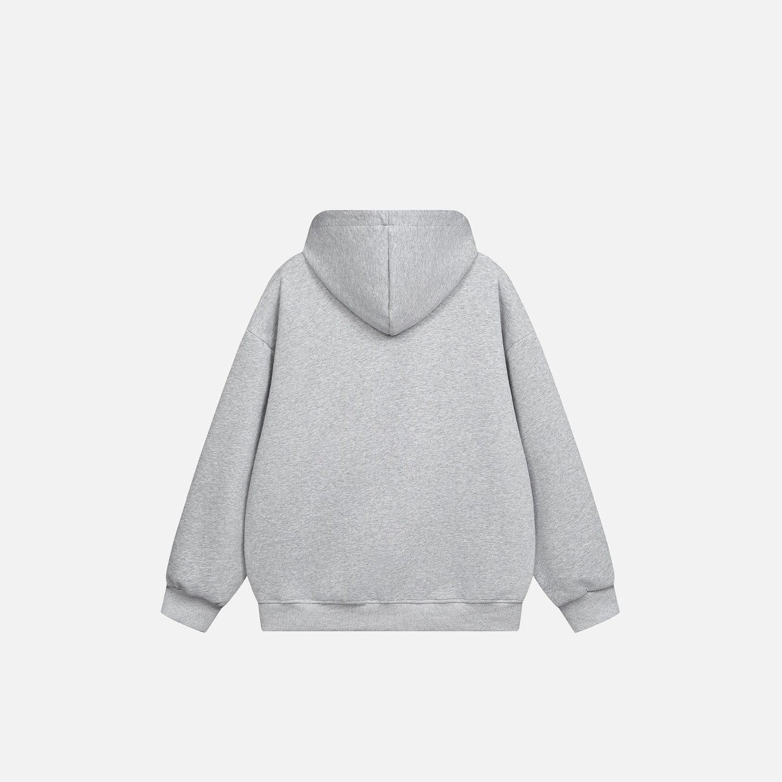 Unisex Hoodie - Relaxed fit pullover hoodie met hondprint-Boutique Moda