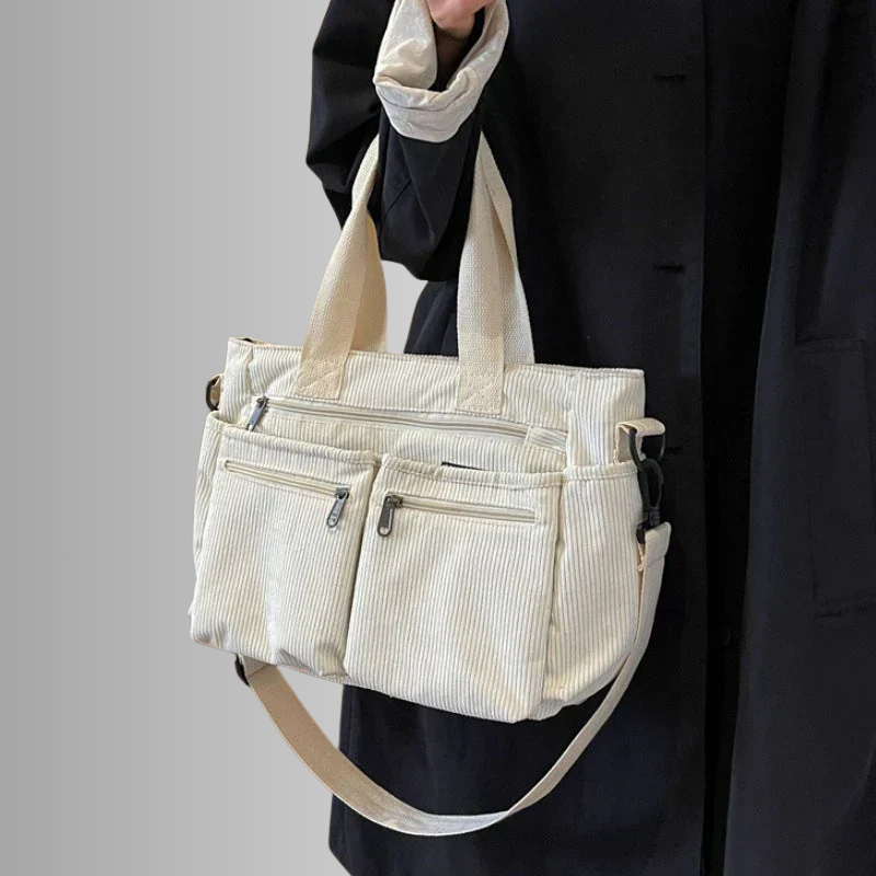 Urban Cord | Corduroy Shopper | Laptoptas Schoudertas-Boutique Moda