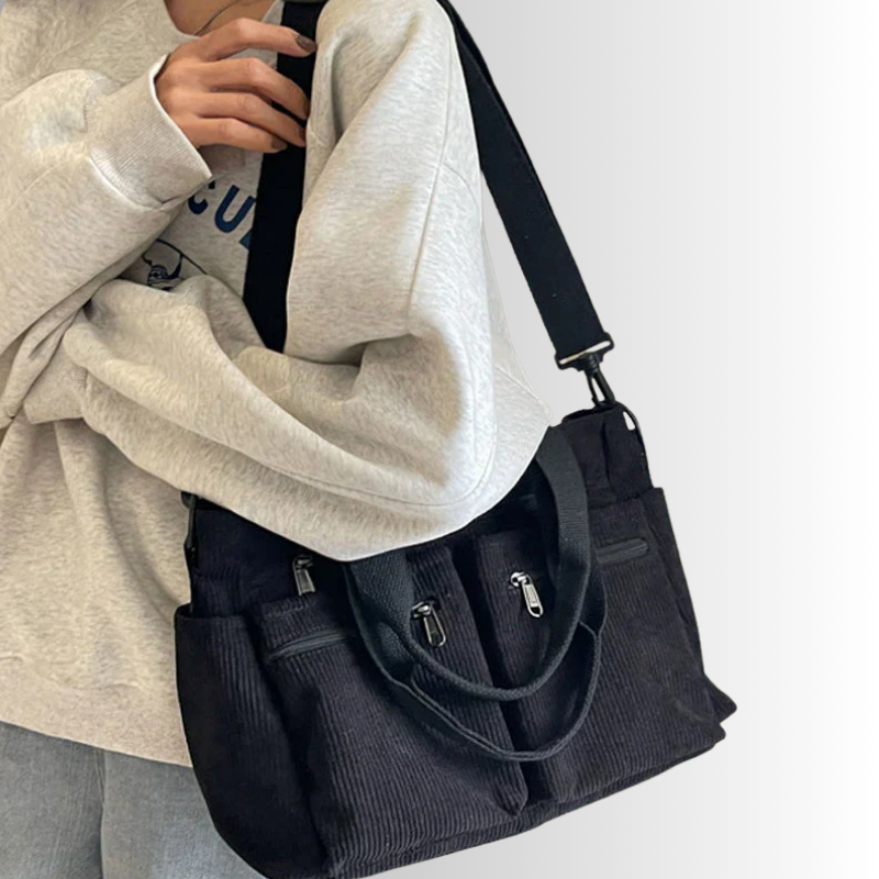 Urban Cord | Corduroy Shopper | Laptoptas Schoudertas-Boutique Moda