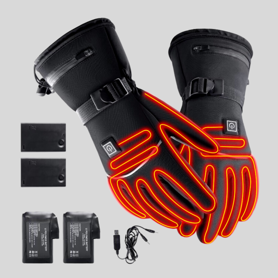 Verwarmde handschoenen - Zwart - Ski - Verwarmende handschoenen - Winterhandschoenen-Boutique Moda
