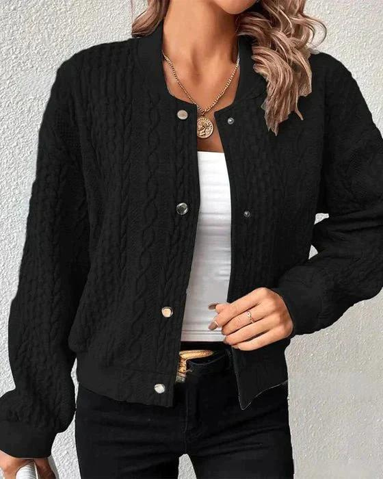 Vest - Gebreid - Knopen - Overhemd - Dameskleding-Boutique Moda