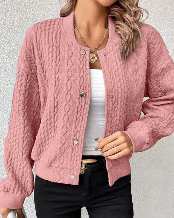 Vest - Gebreid - Knopen - Overhemd - Dameskleding-Boutique Moda