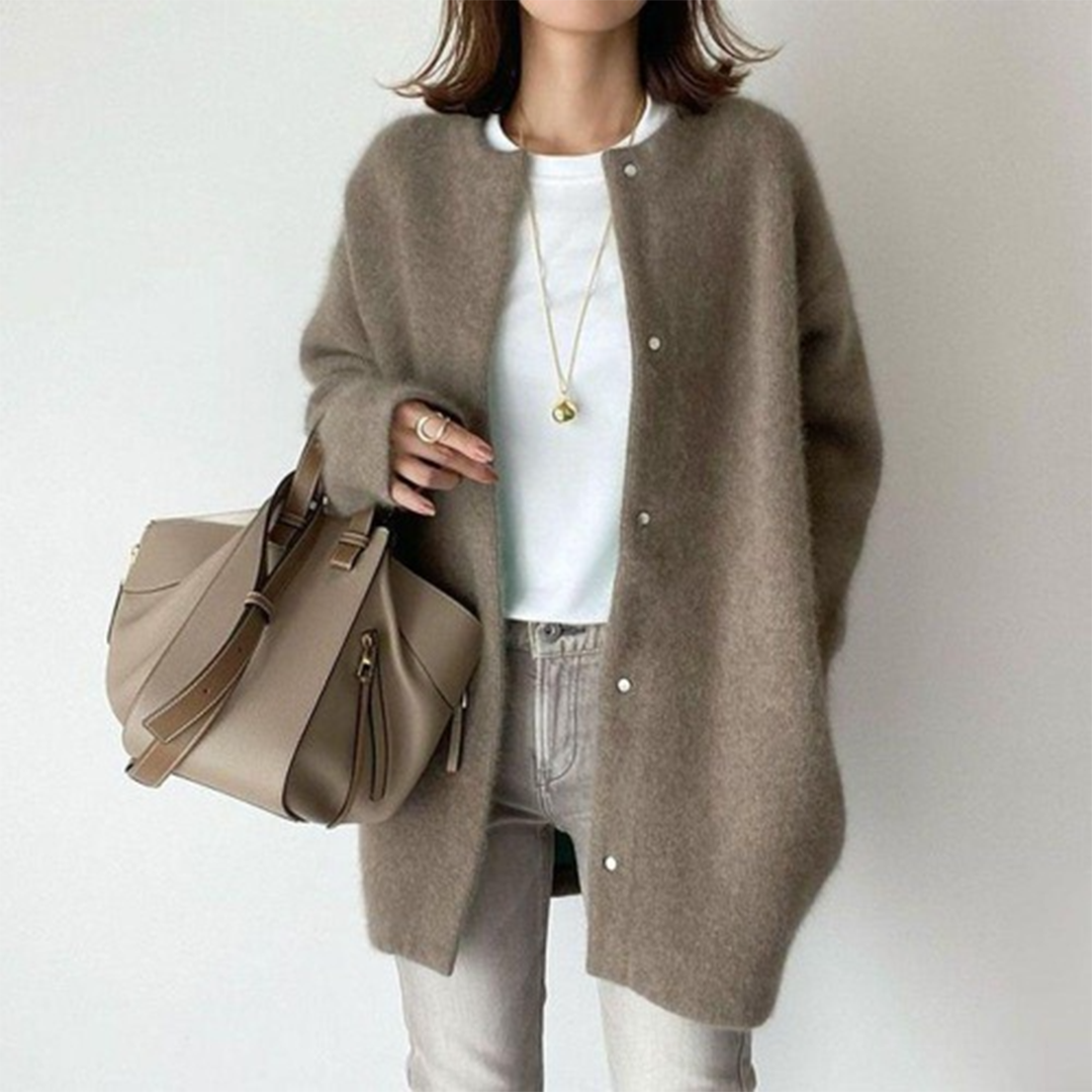 Vest | Oversized | Gebreid | Vestjasje | Dameskleding