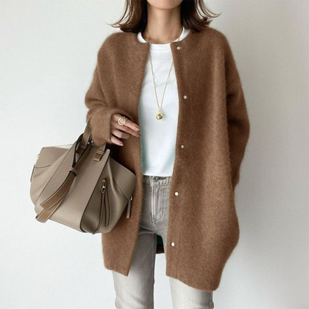 Vest | Oversized | Gebreid | Vestjasje | Dameskleding