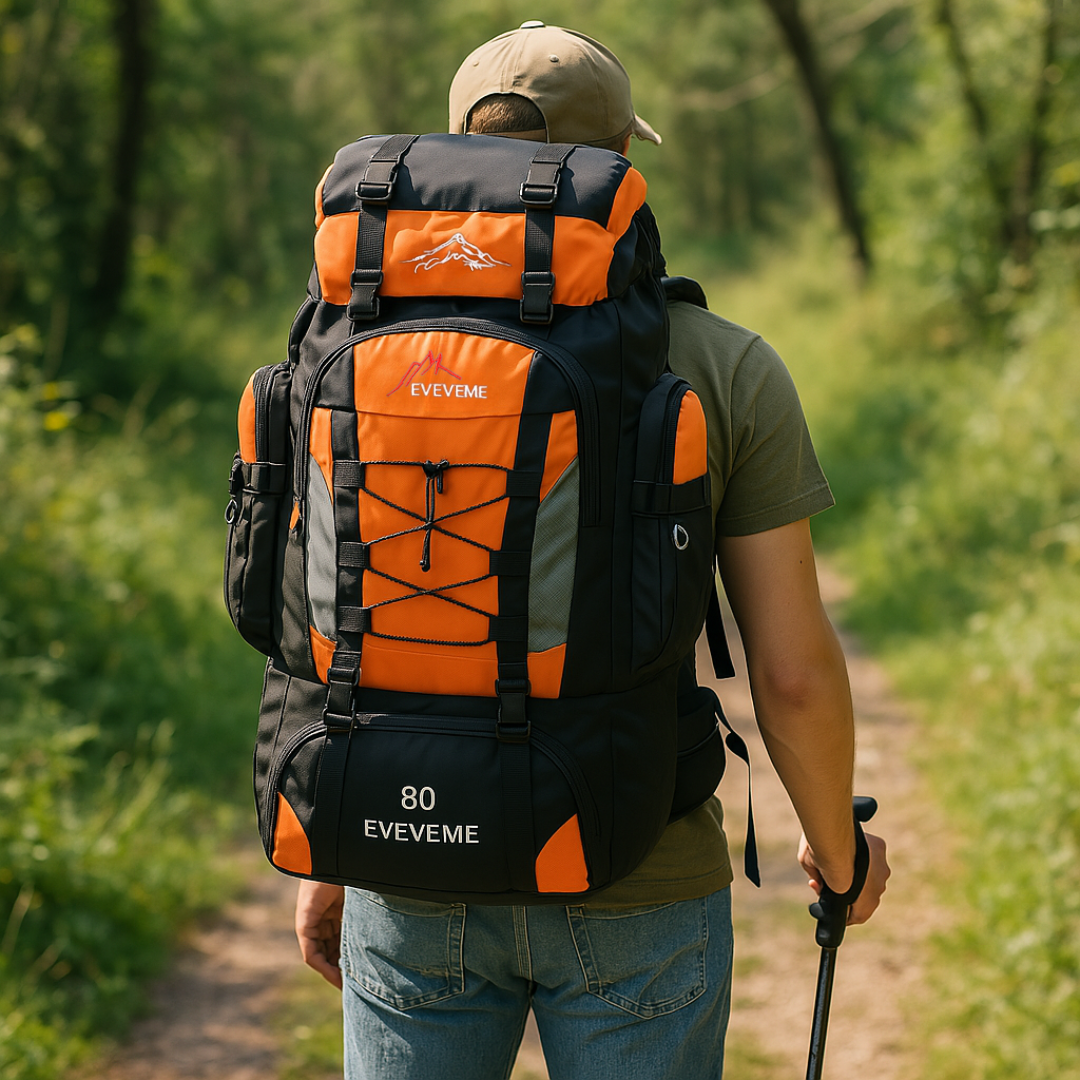Wandelrugzak 80 Liter | Trekkingrugzak | Grote Reisrugzak voor Kamperen & Outdoor-Boutique Moda