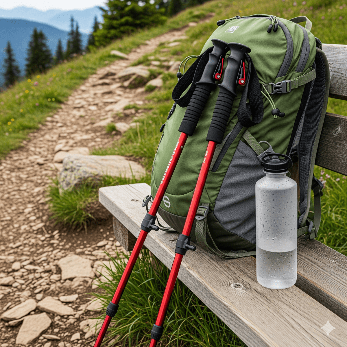 Wandelstokken - Opvouwbaar - Inklapbaar - Trekkingstokken - Wandelstokken-Boutique Moda
