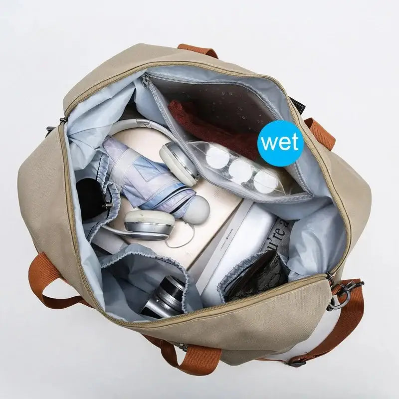Weekendtas - Veel vakken - Schoenenvak - Reistas - Reistas-Boutique Moda