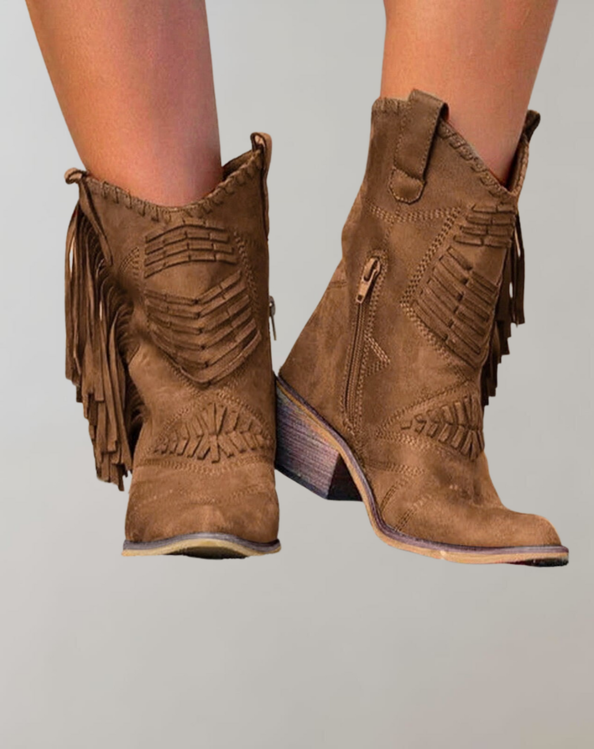 Westernlaarzen | Enkel | Franjes | Cowboylaarzen | Cowgirl-laarzen