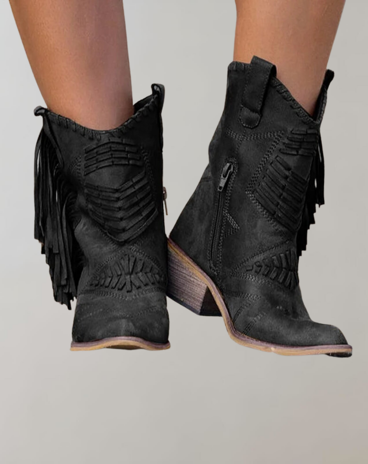 Westernlaarzen | Enkel | Franjes | Cowboylaarzen | Cowgirl-laarzen