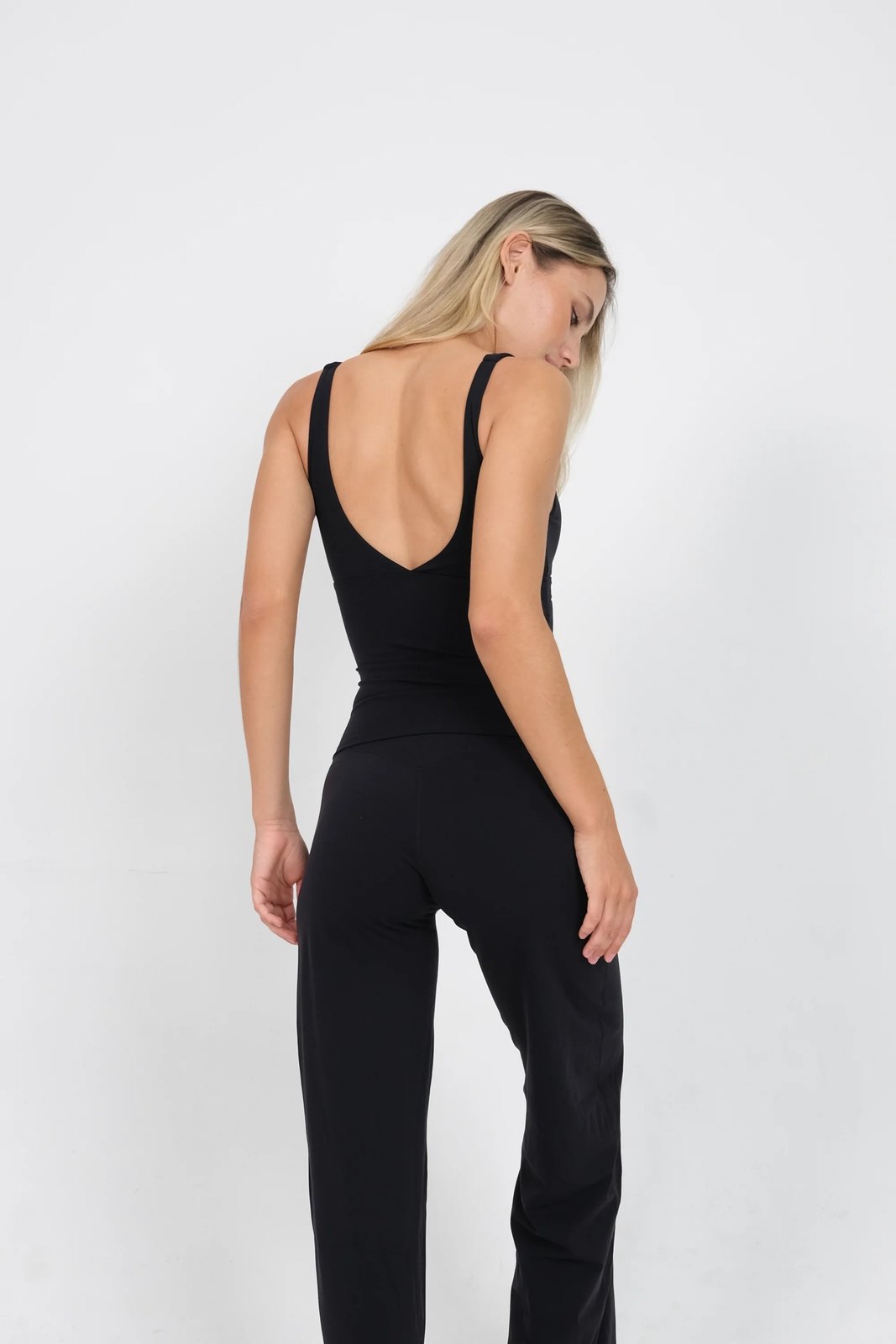 Wikkeltop Dames | Sporttop met V-Hals | Uitneembare Pads-Boutique Moda